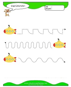 Çizgi Çalışma Sayfaları
